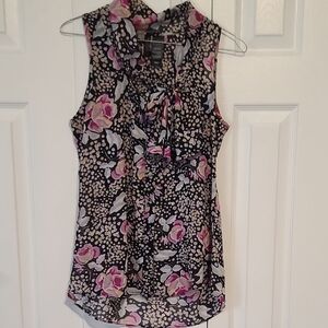 Floral Sleeveless Top (D1)